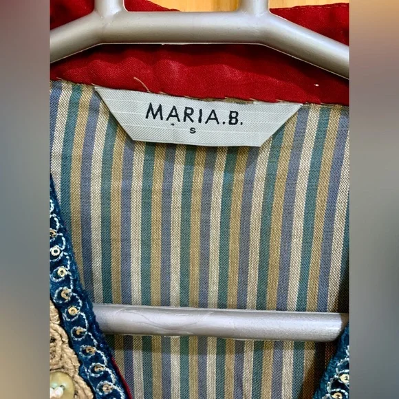 Maria. B. 3 pc Winter Dress - Picture 9 of 16